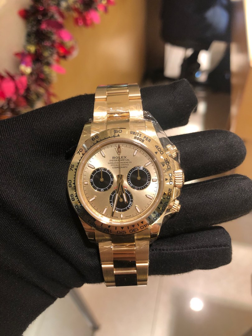 Rolex Daytona 126508YML, 名牌, 手錶 - Carousell