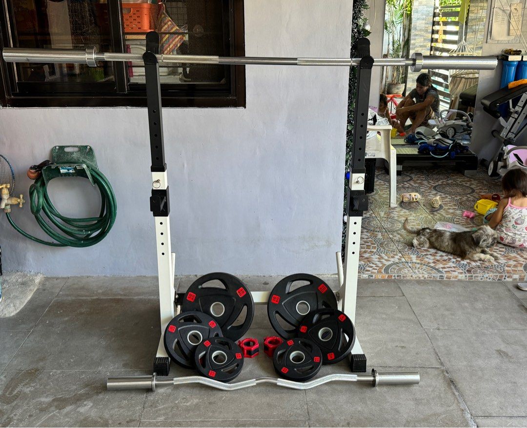 Home workout 2024 with plates