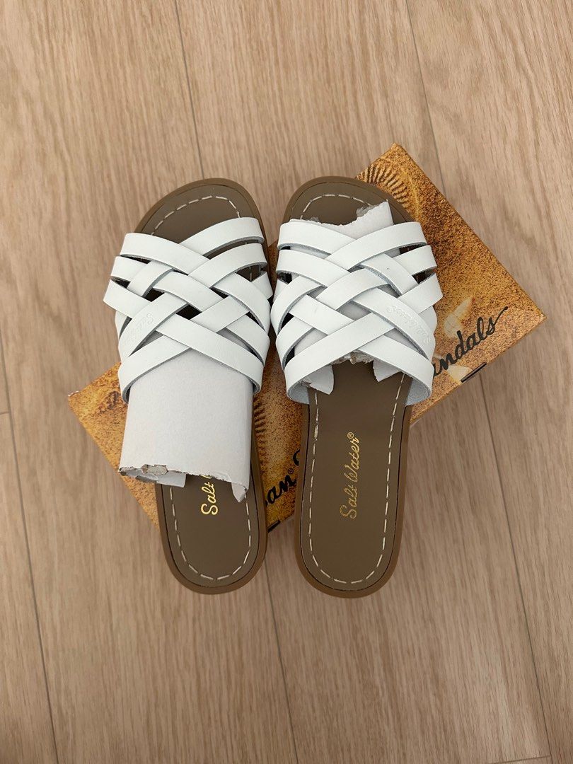 Saltwater sandals retro slides hotsell
