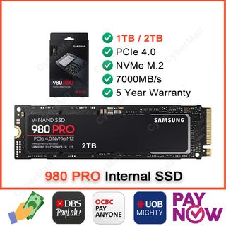  SAMSUNG 980 PRO SSD 500GB PCIe 4.0 NVMe Gen 4 Gaming M.2  Internal Solid State Drive Memory Card, Maximum Speed, Thermal Control,  MZ-V8P500B/AM : Electronics