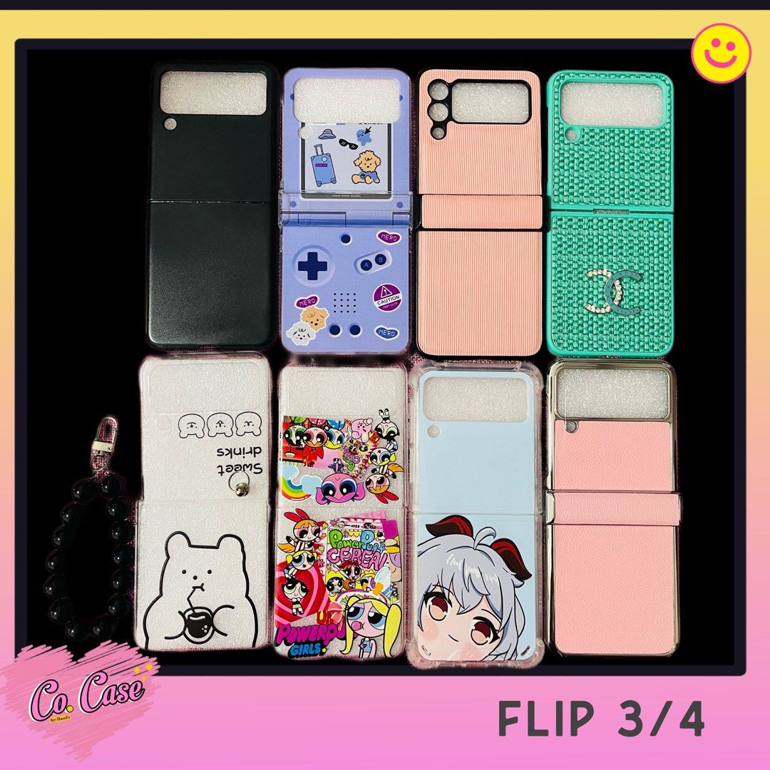 Samsung Galaxy Flip 3/4 Case (Category: Cases & Sleeves) located in Mandaluyong City. Submitted by co.case (Listing ID 1269392048, Image 1). Description: ₱150-200 each.