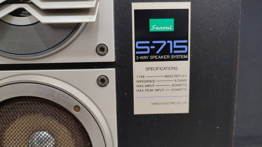 Sansui 3 deals way speakers