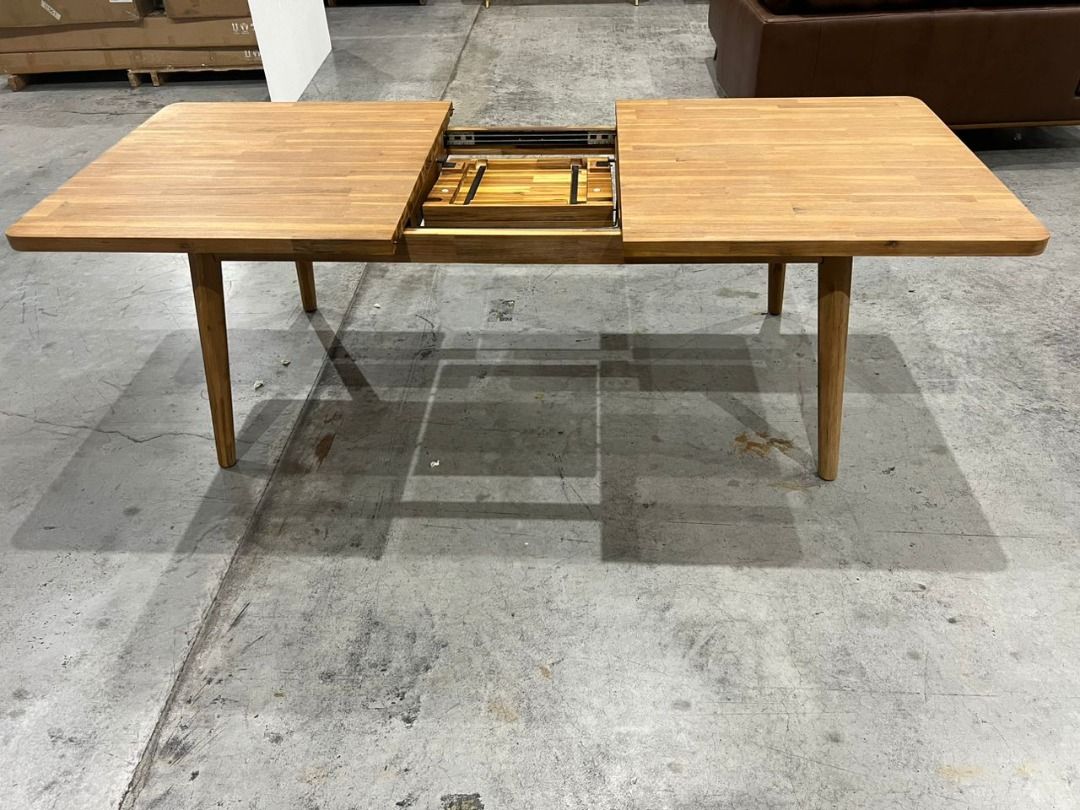 Seb Extendable Dining Table, 190cm, Furniture & Home Living, Furniture ...