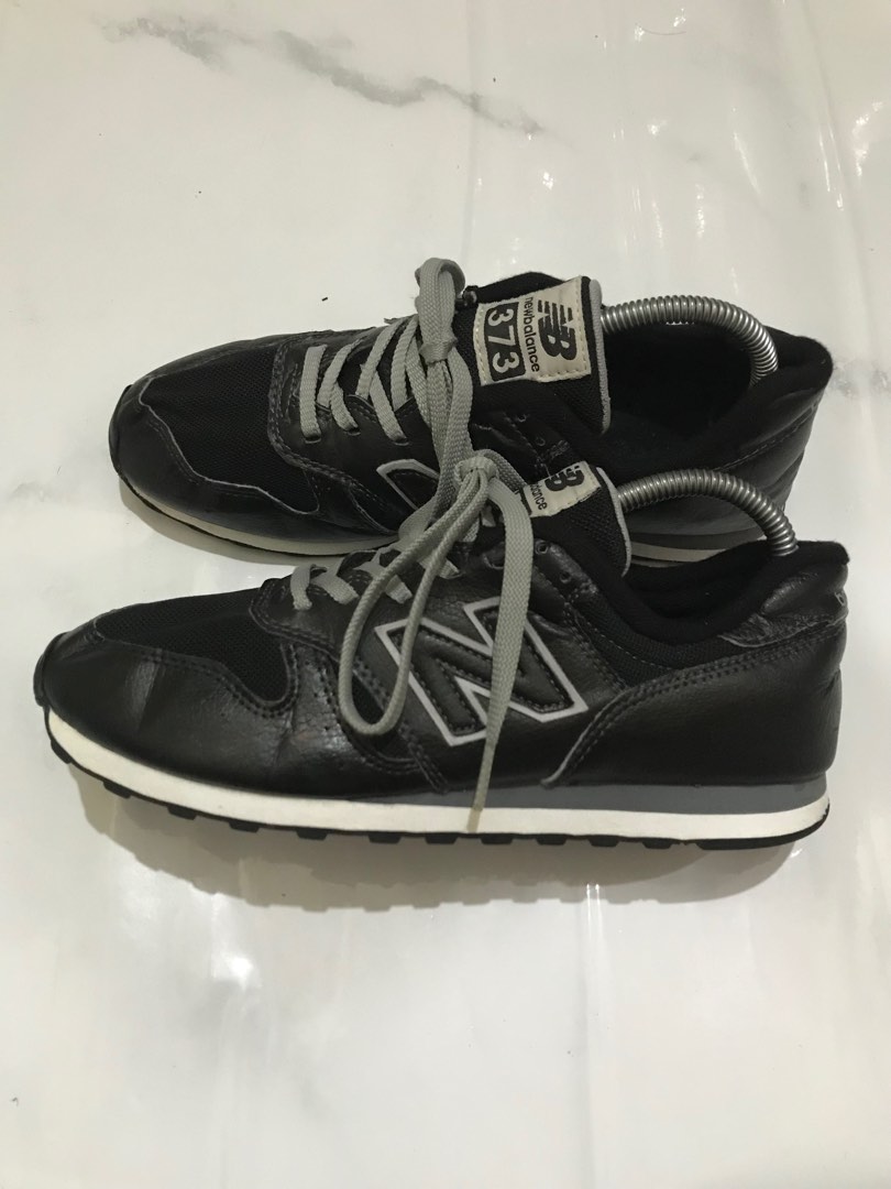 Sepatu New Balance 373 Leather Fesyen Pria Sepatu Sneakers di