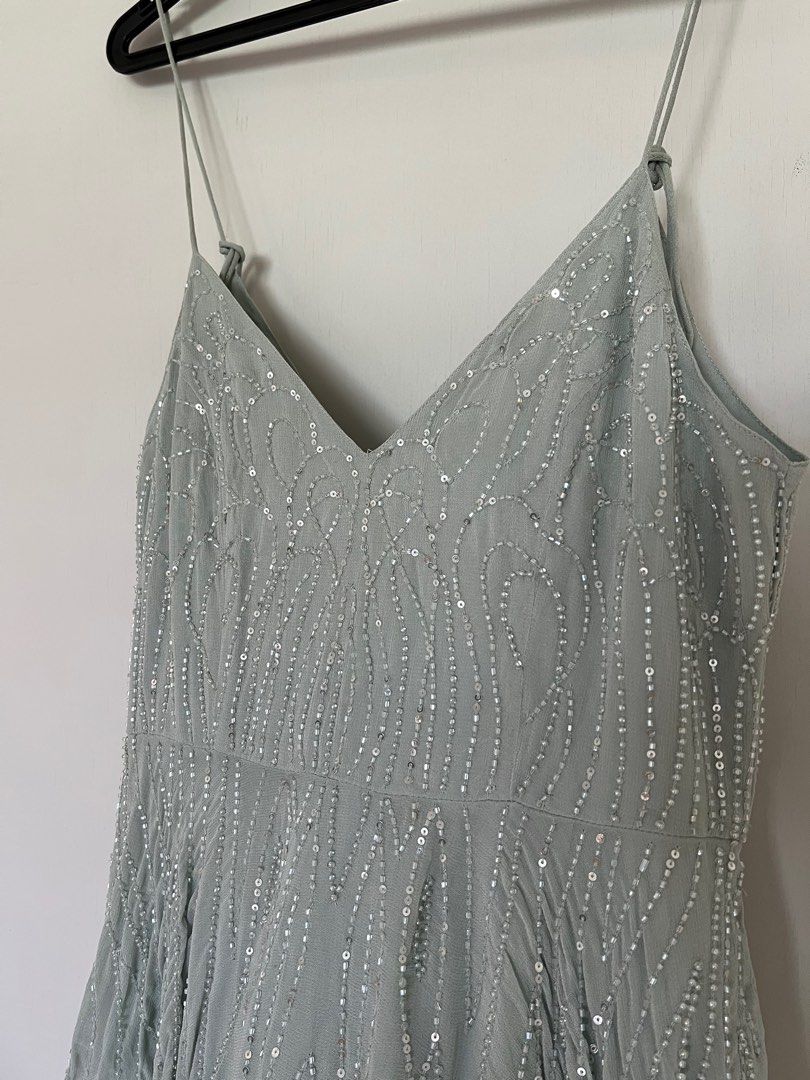 Pale green deals occasion dress