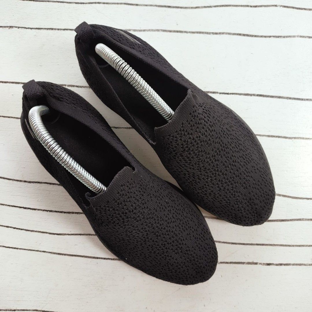 Skechers go walk black suede clearance