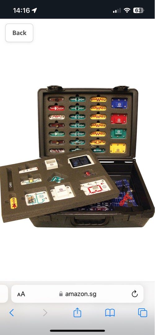 Snap Circuits Extreme SC 750R Student Electronics Training Program Hobbies Toys Toys Games on Carousell