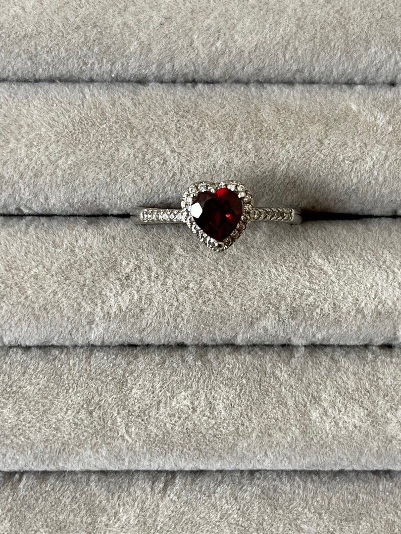 Garnet shop pandora ring