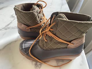 Sperry saltwater wedge tide wool duck boot store