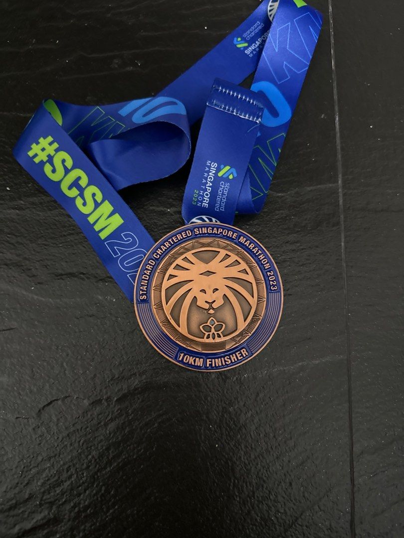 Stanchart marathon 10km finisher medal, Sports Equipment, Other Sports