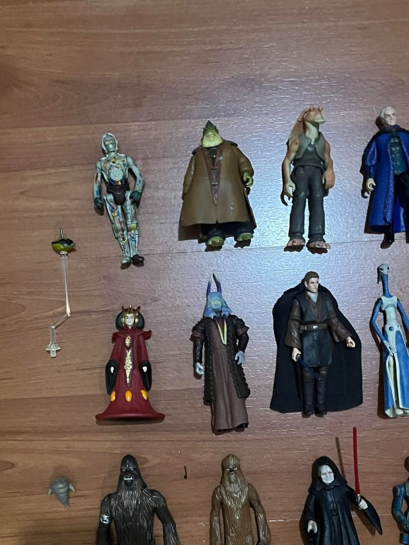 Lot D'accessoires Pour Figurines Star Wars 3.75" - Soldats, Guerriers, état Quasi Neuf (99%) Sans Boîte