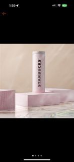 Starbucks Pink Stainless Steel Tumbler 16oz