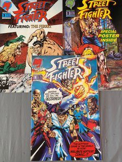STREET FIGHTER 1993 Malibu Comics #1, #2, #3 Issue