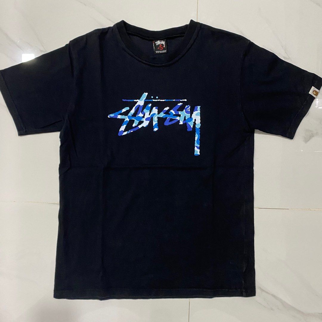 Bape x stussy 30th anniversary top