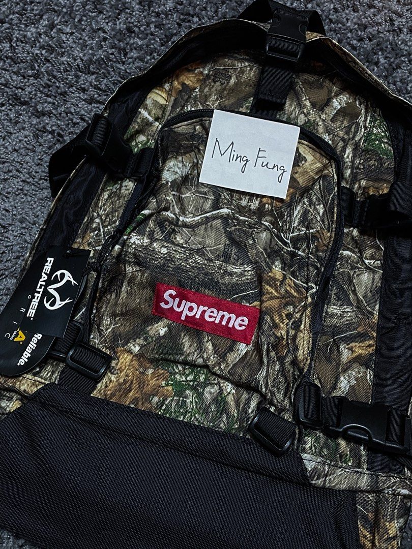 Supreme Backpack (FW19) Real Tree Camo, 名牌, 手袋及銀包- Carousell