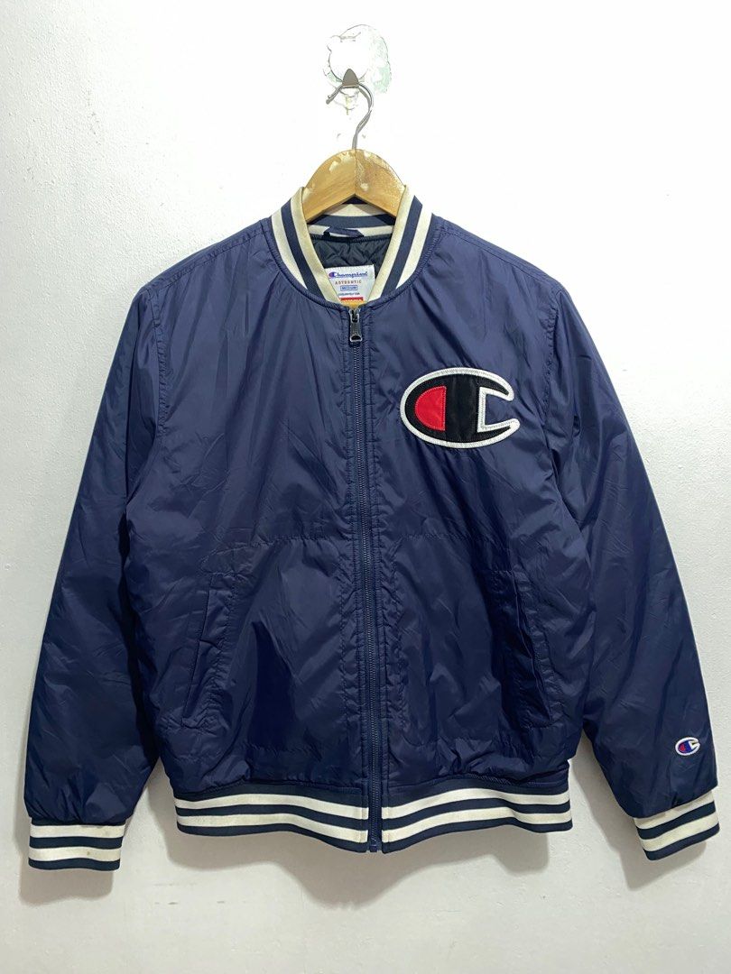 Supreme x Champion varsity jacket Men s Fashion Coats Jackets