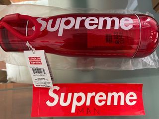 Supreme Zoku Glass Core 16 oz. Bottle Red SS21