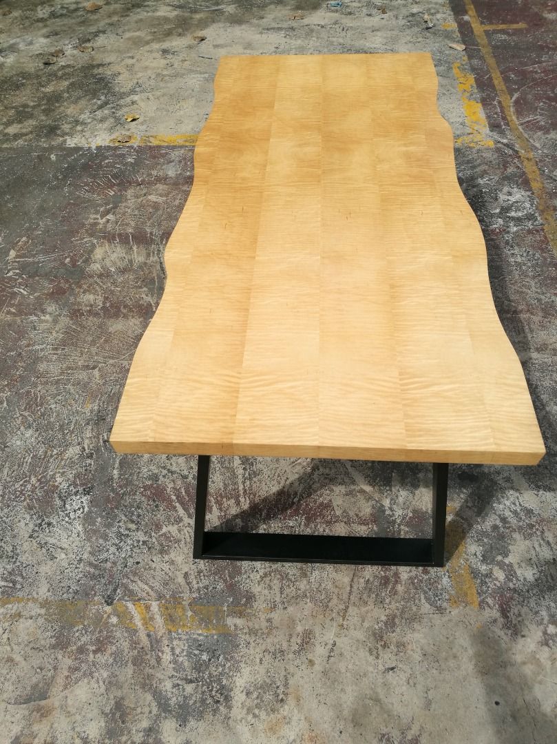 Syca Table (Category: Tables & Sets) located in Klang. Submitted by hermozadesign (Listing ID 1269367628, Image 3). Description: Syca Dining Table | Syca Desk *DIRECT FROM FACTORY* Thickness : • 4.3cm Package comes with : • 1 Table Top • 1 Pair of Black Metal Legs Price list : Table : RM 999.00 /unit Chair : RM 200.00 /unit Table + 4 Chairs : RM 1700.00 /set Table + 6 Chairs : RM 2100.00 /set Notes: • No Showroom • Self-assembly Required.