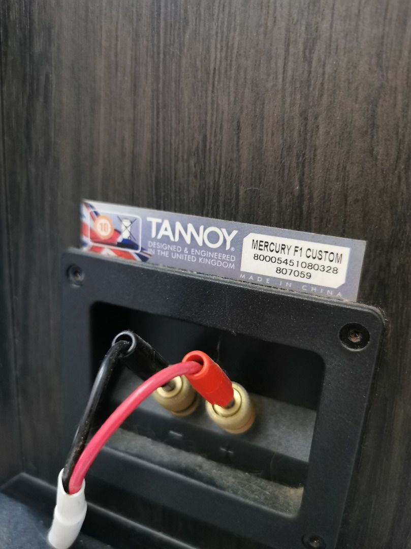 Tannoy Mercury F1 Custom Passive Bookshelf Speakers, Audio, Soundbars, Speakers & Amplifiers on