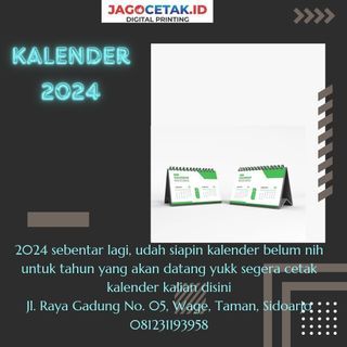 Termurah , WA 0812-3119-3958, Cetak Kalender satuan jagocetak.id