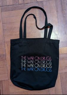 The War on Drugs vinyl tote bag