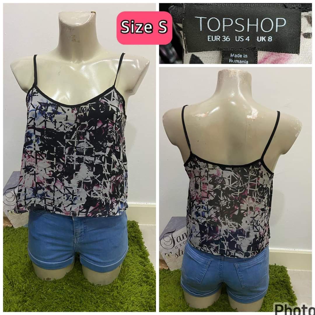 Topshop crochet Halter Top, Women's Fashion, Tops, Sleeveless on Carousell