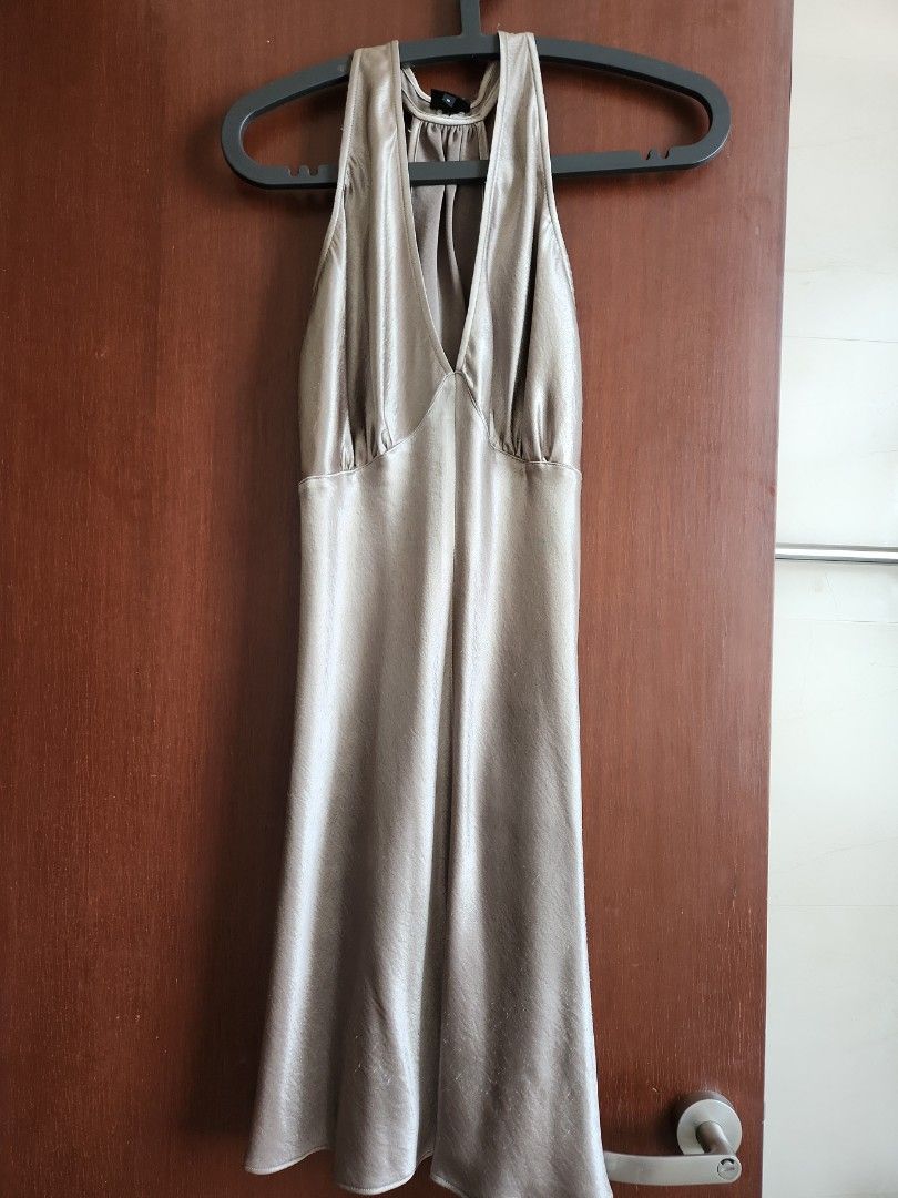 topshop gold dress rae blouse main image 1