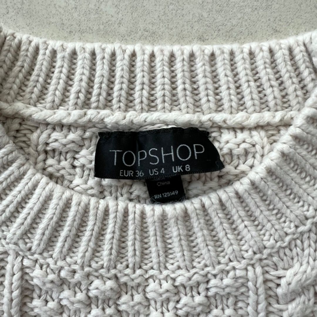 Topshop cable sales knit jumper