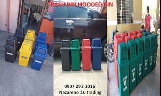 Trash bin hooded bin supplier 490