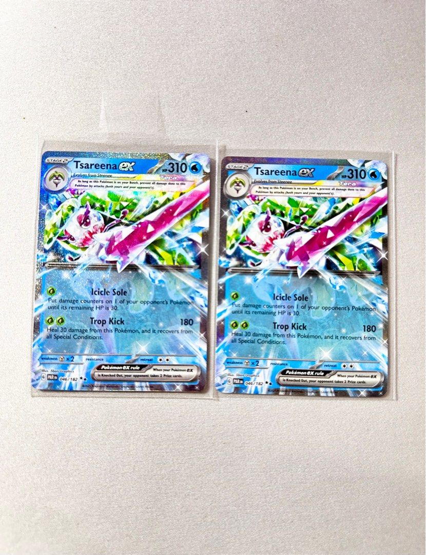 Tsareena ex - 046/182 - Ultra Rare Scarlet & Violet: Paradox Rift SV04,  Hobbies & Toys, Toys & Games on Carousell