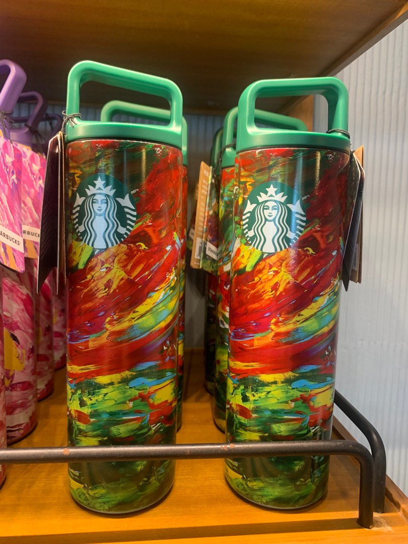 Tumbler Starbucks Miir Daffoart Happines limited edition 2023, Kitchen
