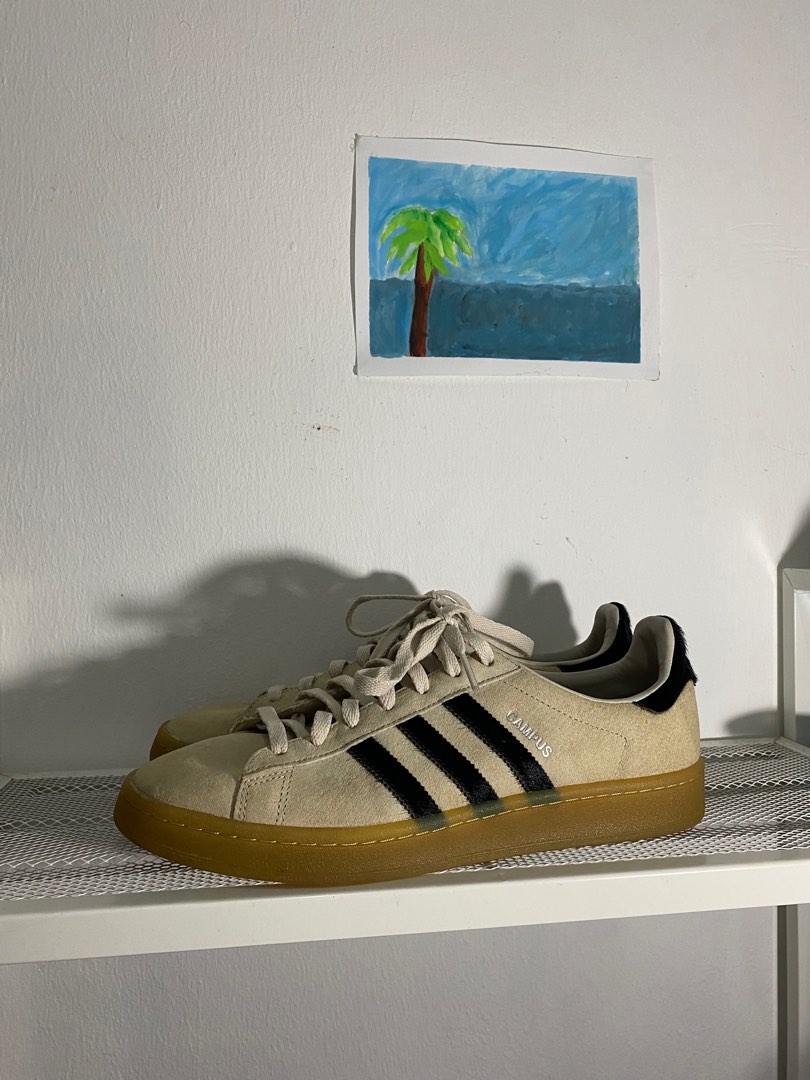 Adidas campus clear brown hotsell
