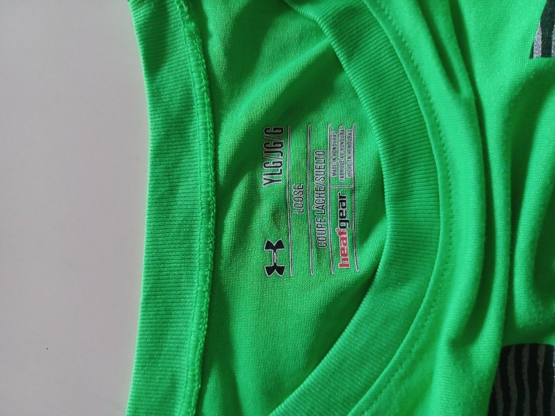 Green under armor shirt online