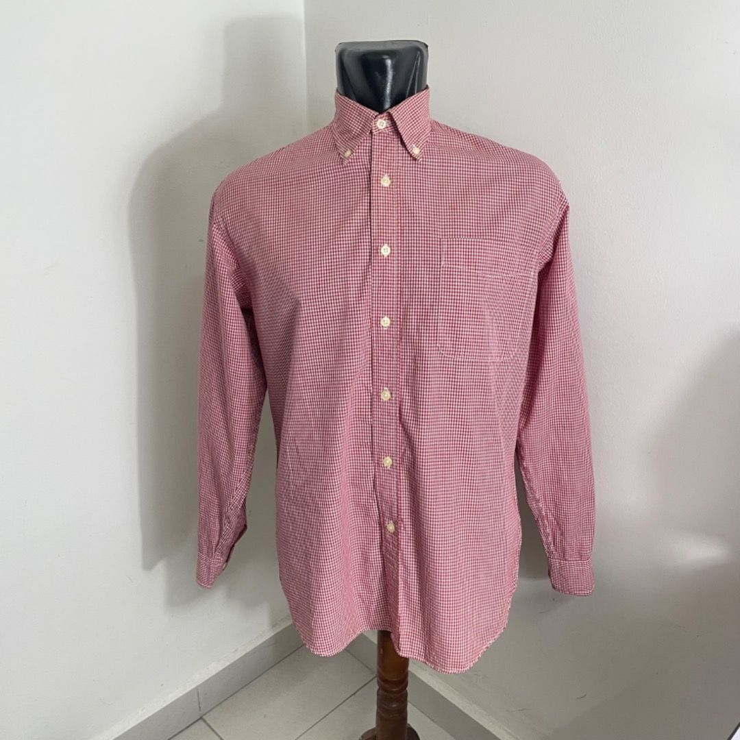 SALE L UNIQLO OXFORD DESIGNER SHIRT TWILL COTTON SIZE LARGE
