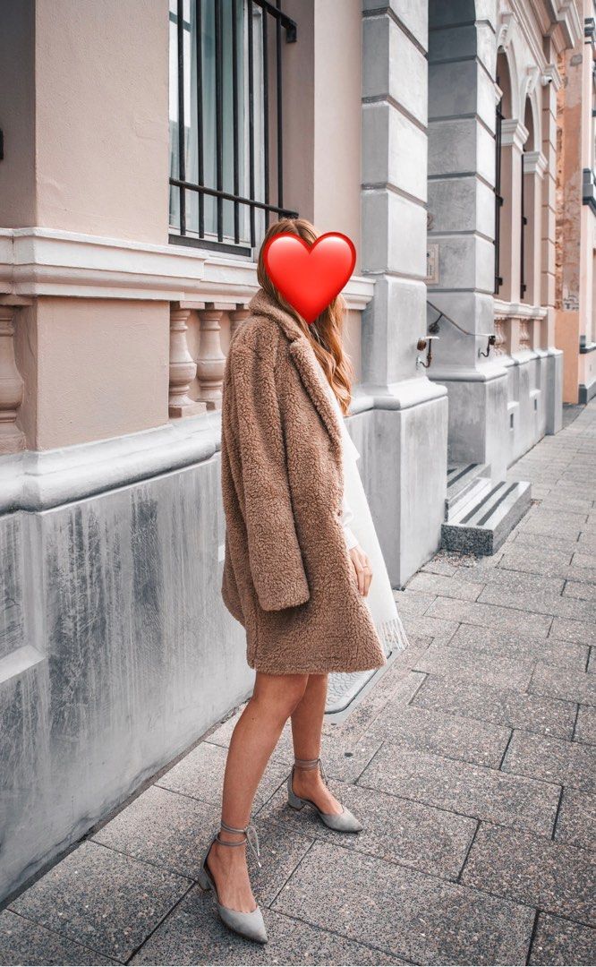 Teddy store coat uniqlo