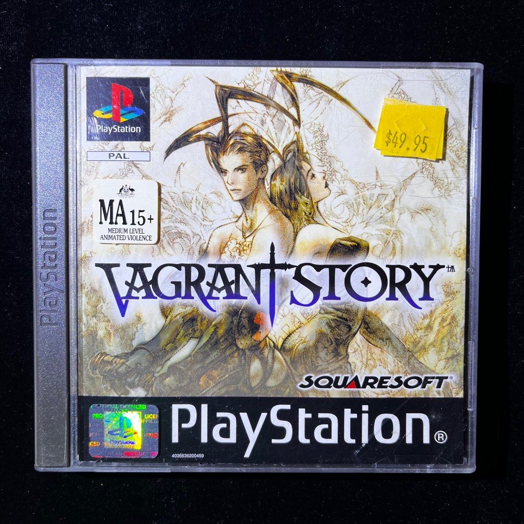 Vagrant Story (PAL) PlayStation PS1 CD Retro Video Games