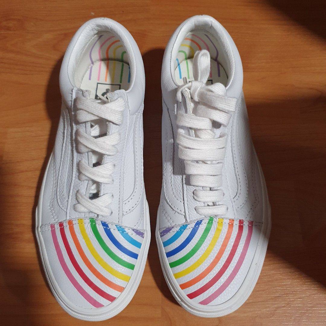 Rainbow sneakers vans sale