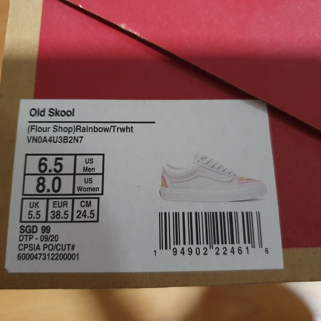 Rainbow on sale vans mens