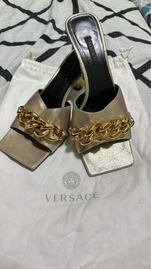 Versace store mules heels