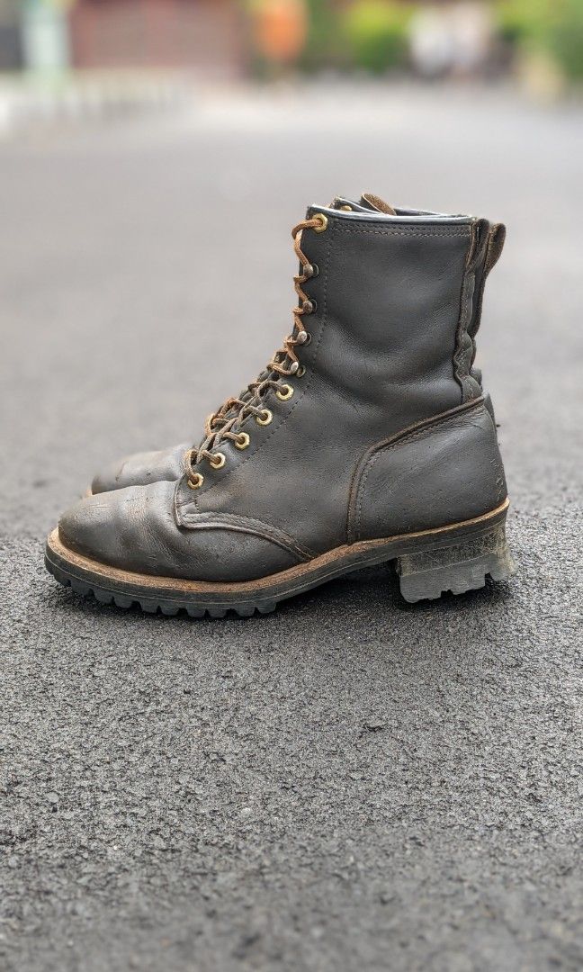 Vintage cheap logger boots
