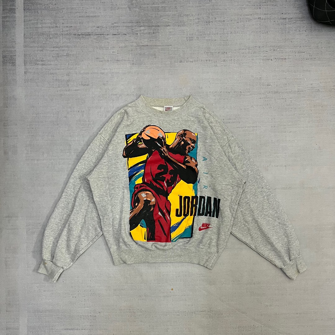 Vintage nike Air Jordan Sweatshirt 90s Men s Fashion Coats