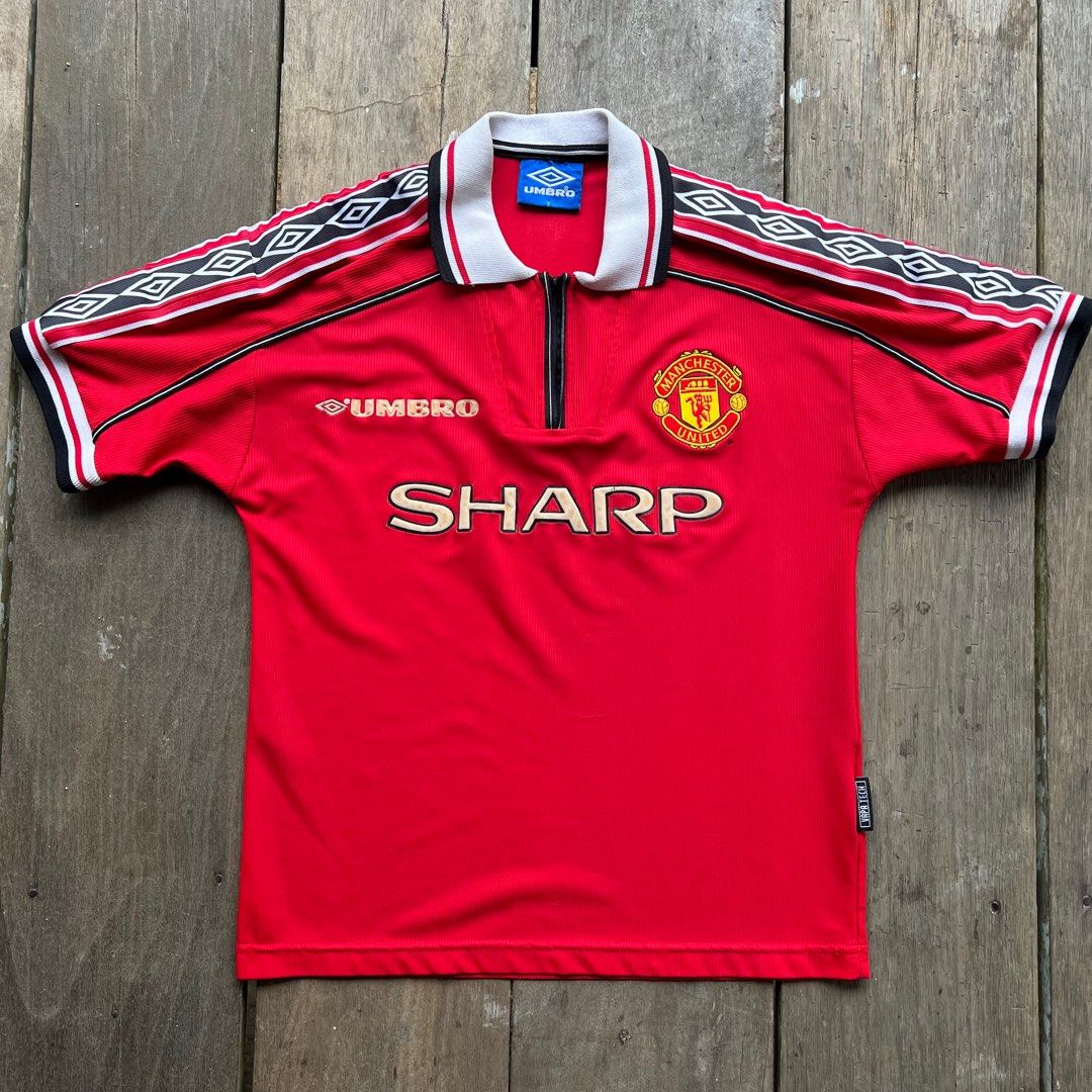 Vintage Umbro Manchester United 1998 1999 Home Jerse