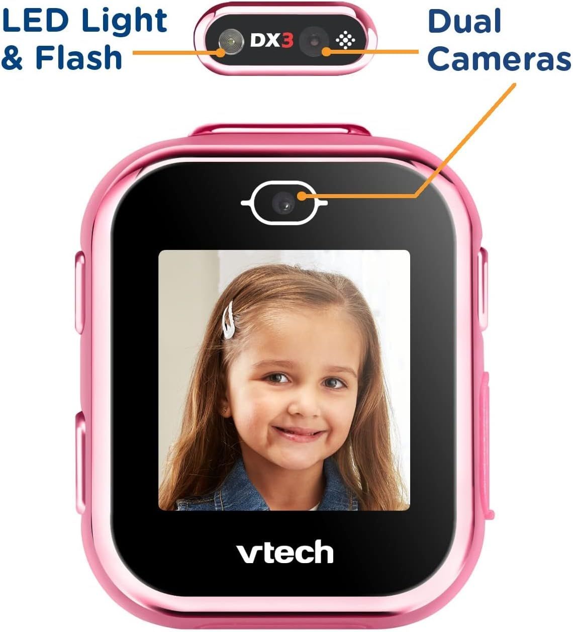VTech KidiZoom Smartwatch DX3 Pink Hobbies Toys Toys Games