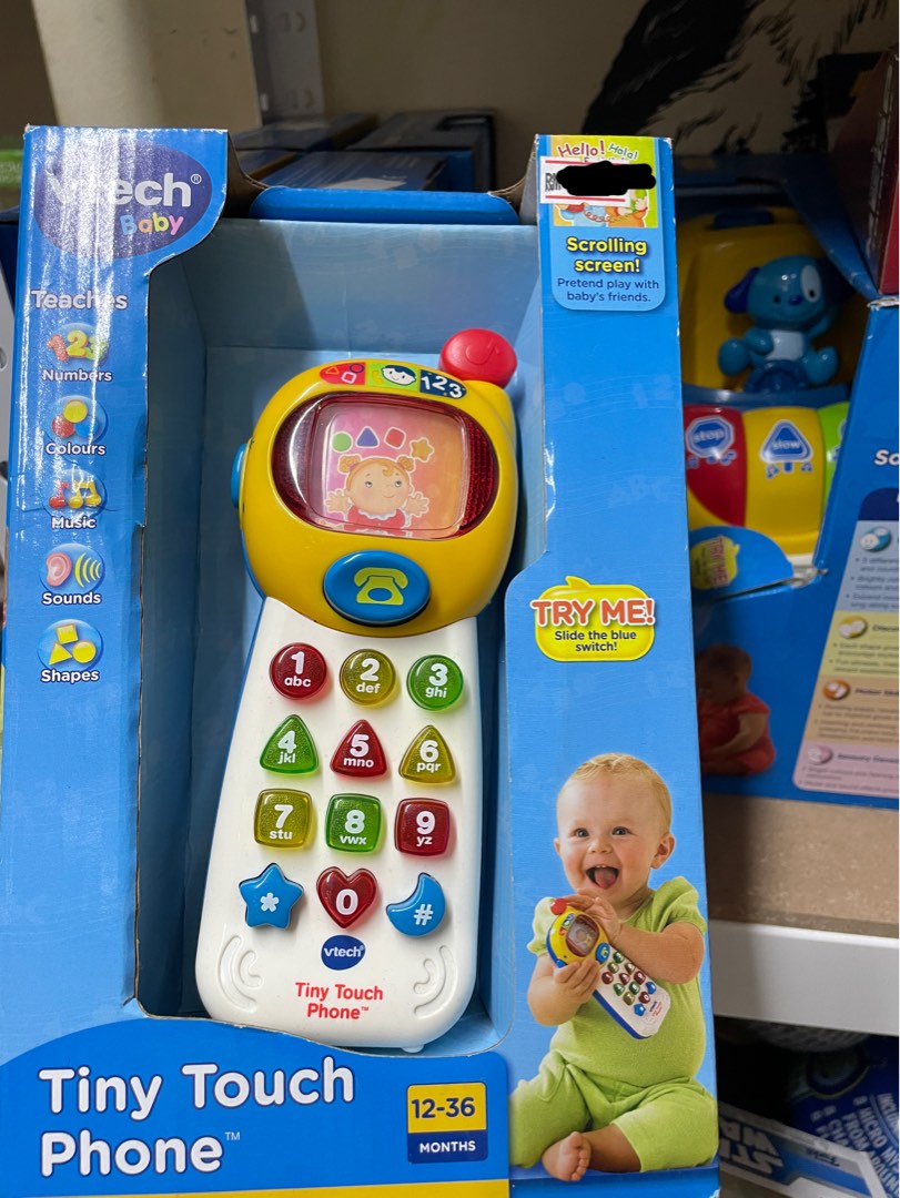 VTech Tiny Touch Phone, Babies & Kids, Infant Playtime on Carousell