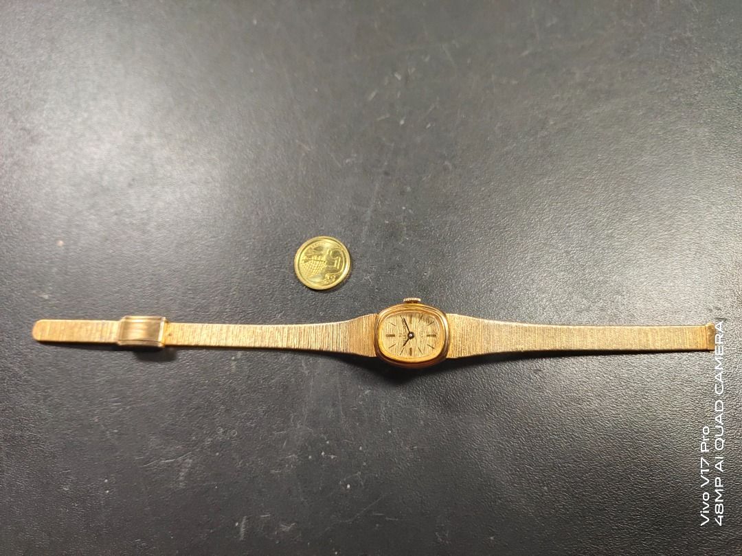 Vtg Helbros Germany Mechanical Hand Winding Ladies Watch