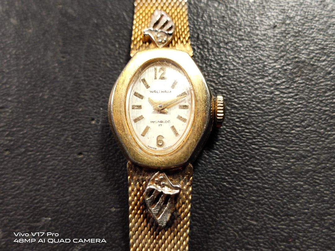 Waltham incabloc 17 ladies watch deals