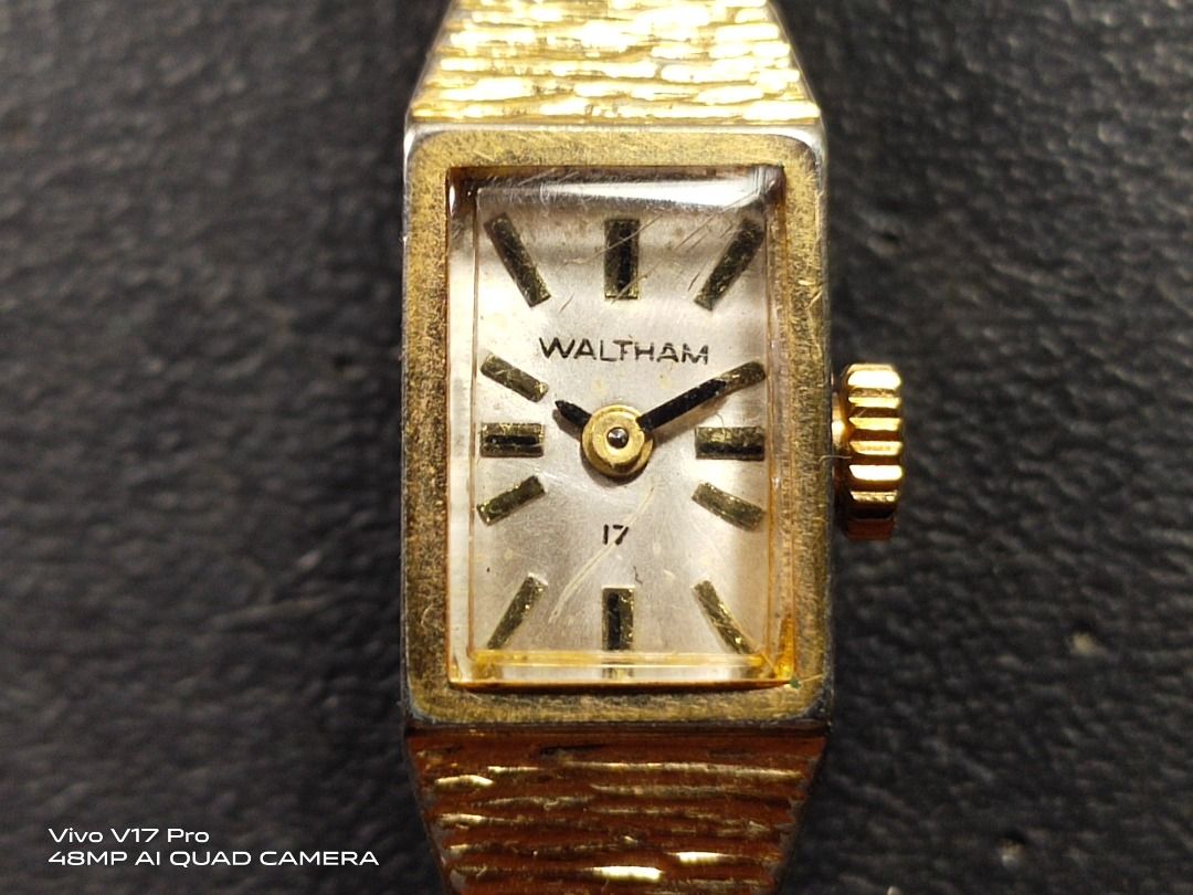Vtg Waltham Mechanical Hand Winding Ladies Watch Women s Fashion