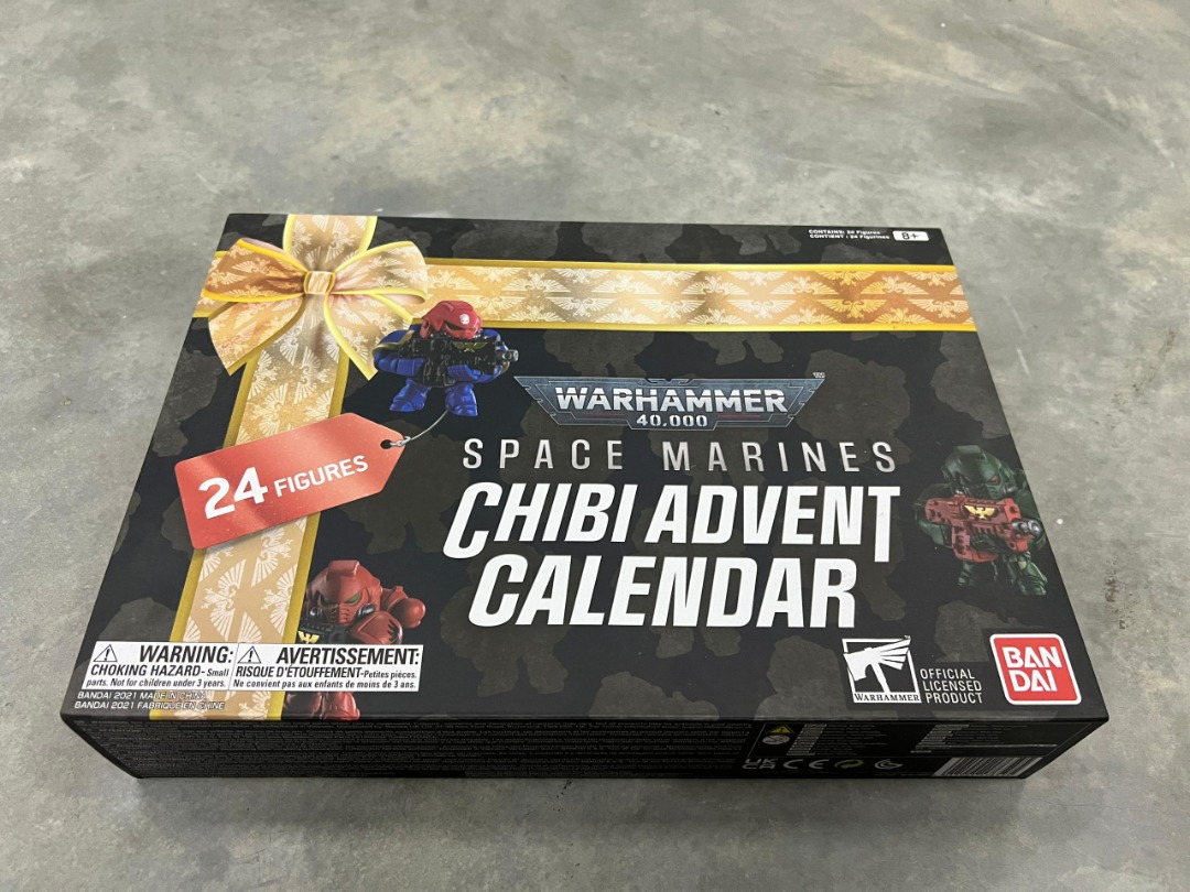 Warhammer 40K Chibi Blood Ravens Space Marine Bandai Advent