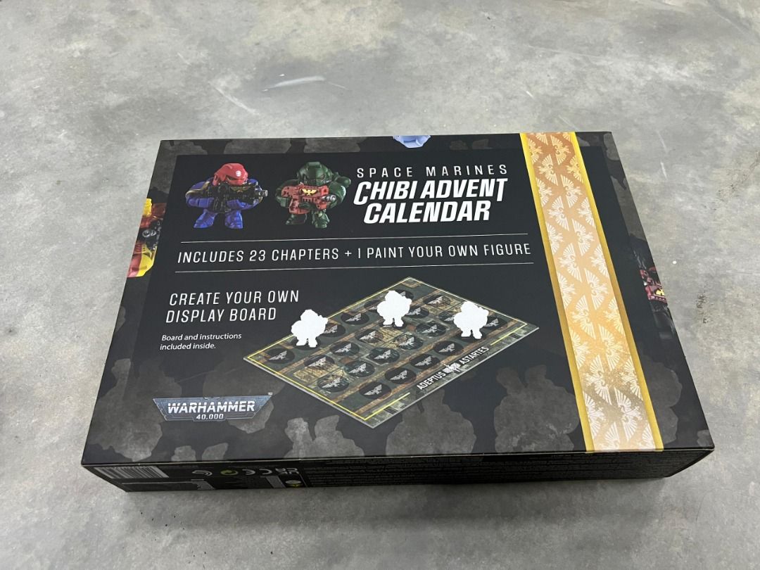 Warhammer Games Workshop Bandai Chibi Space Marine Advent Calendar ...