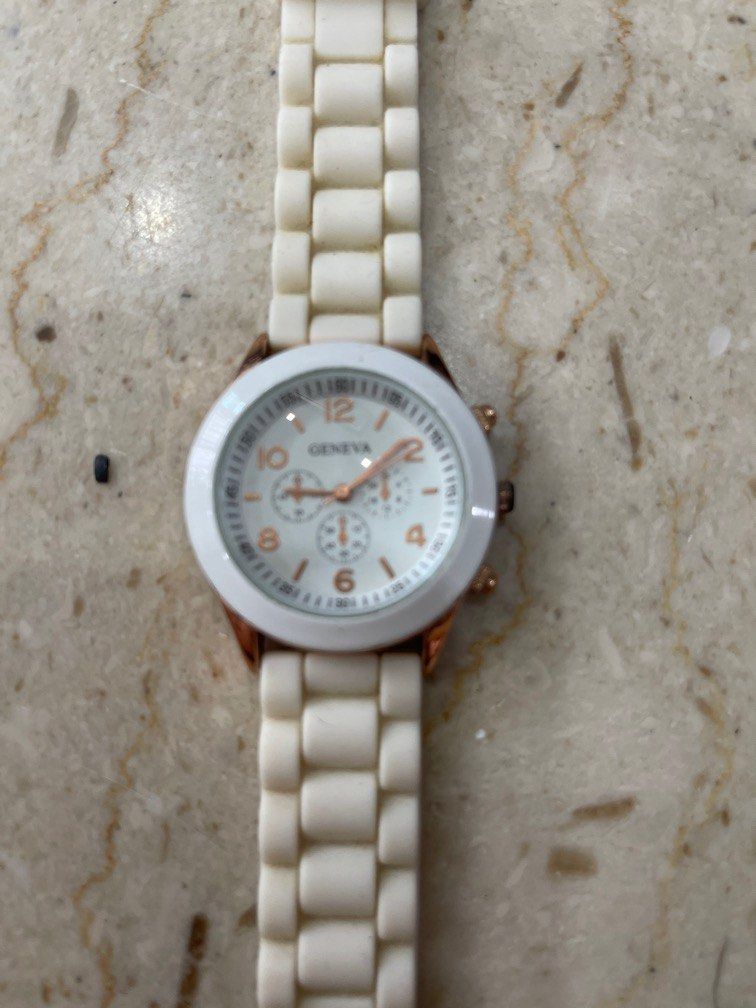 White on sale geneva watch